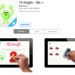 Appli pour les nombres : 10 doigts / Faites découvrir les nombres très tot à votre baby avec ce superbe jeu 